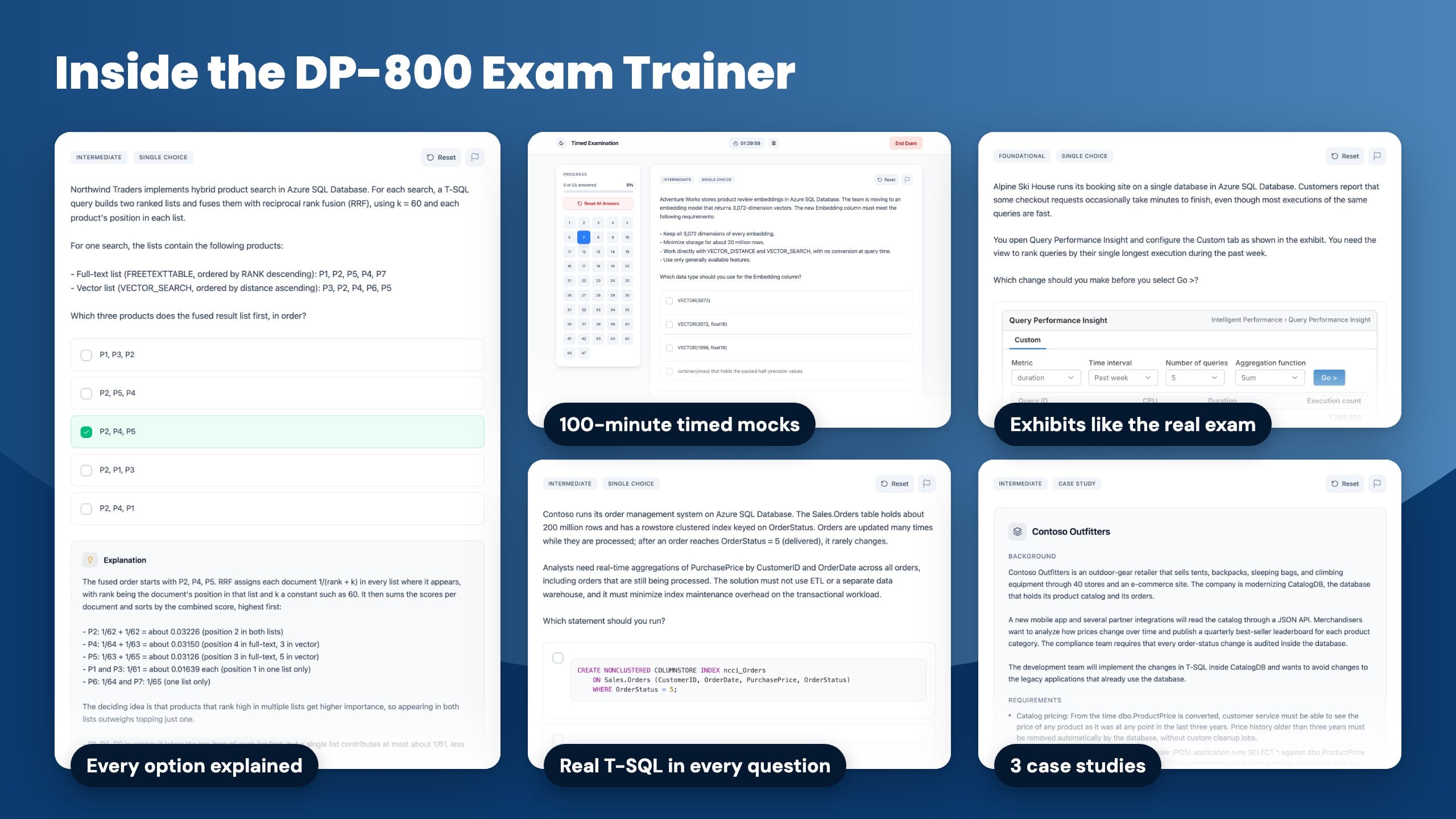 Timed Mocks and Practice Mode